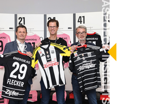 Aspöck Logo ziert neue LASK-Trikots